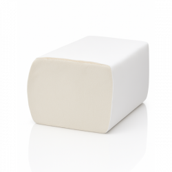 Toilettenpapier, 9.000 Blatt Toilet Tissue, 2-lagig, 100% Zellstoff, gefaltet, wasserlöslich, Einzelblatt