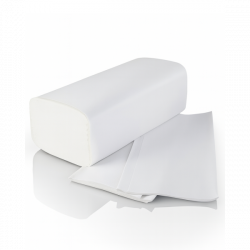 Falthandtuchpapier, 2-lagig, 100% Zellstoff, 3.200 Tücher je SET, weiß, reißfest & saugstark