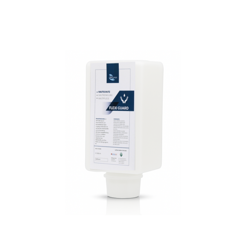 Hautschutzcreme siliconfrei Flexi Guard SET, 6 x 1.000 ml Vakuumflaschen